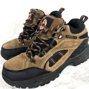Brahma Rambler Men's Steel Toe Work Booth’s Brown Lace Up Adult Size 8
